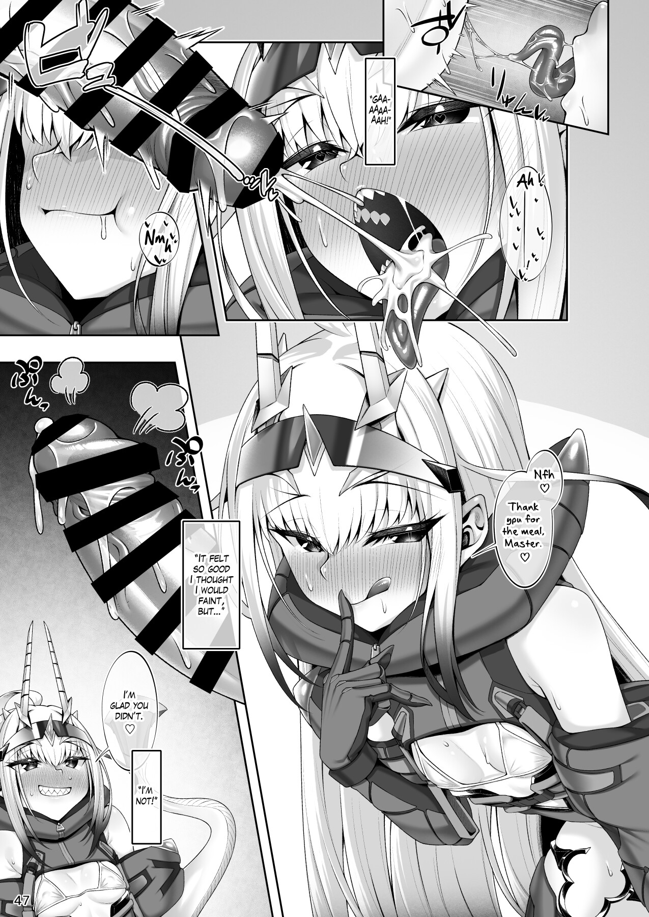 Hentai Manga Comic-Doing all kinds of lewd things with Melusine in her swimsuit-Read-47